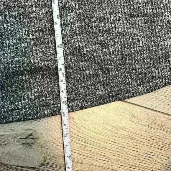 Madewell Grey & White Mock Neck Long Sleeve Dress Size M - Picture 10 of 10